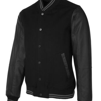 JB's  ART LEATHER BASEBALL JACKET Thumbnail