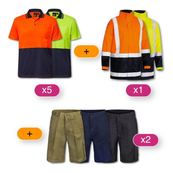 Workwear Package 1 (Hi-Vis) + Jacket Thumbnail