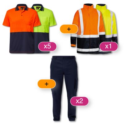 Workwear Package 3 (Hi-Vis) + Jacket Thumbnail